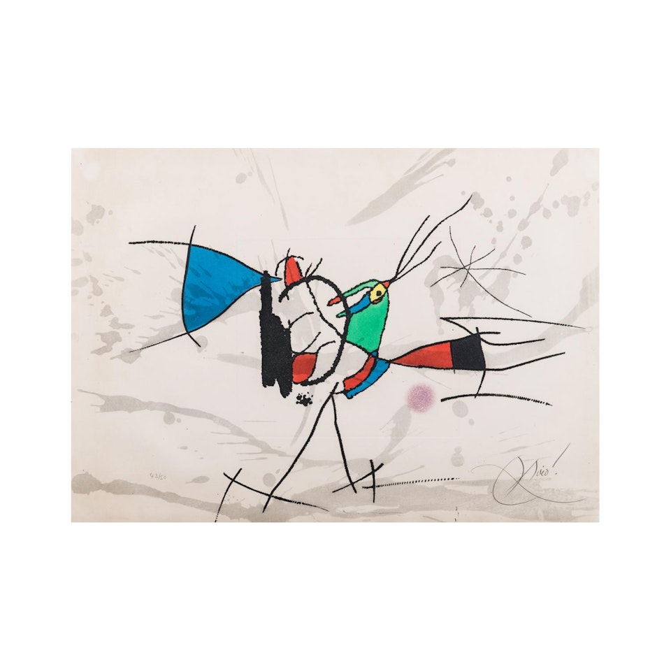 LE CRI DU COQ DE BRUYÈRE by Joan Miró