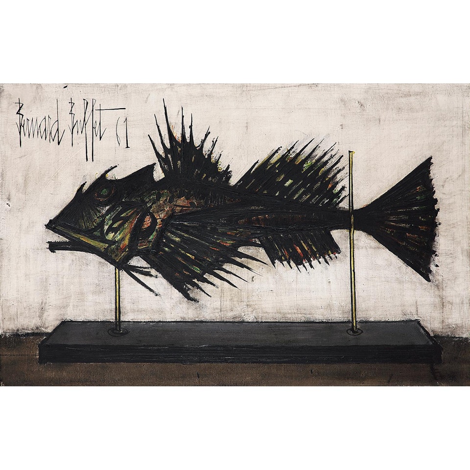 Le poisson naturalisé by Bernard Buffet