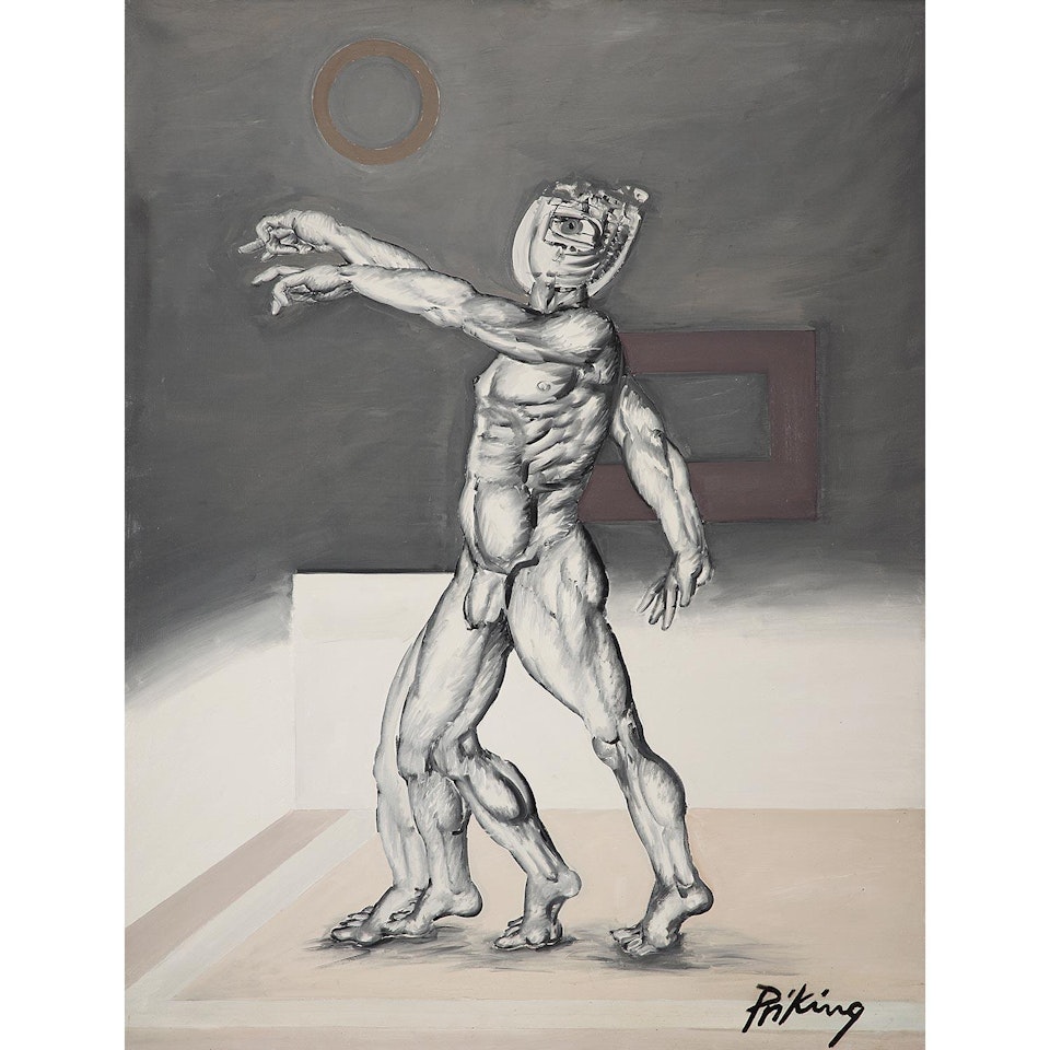 HOMME DEBOUT by Franz Priking
