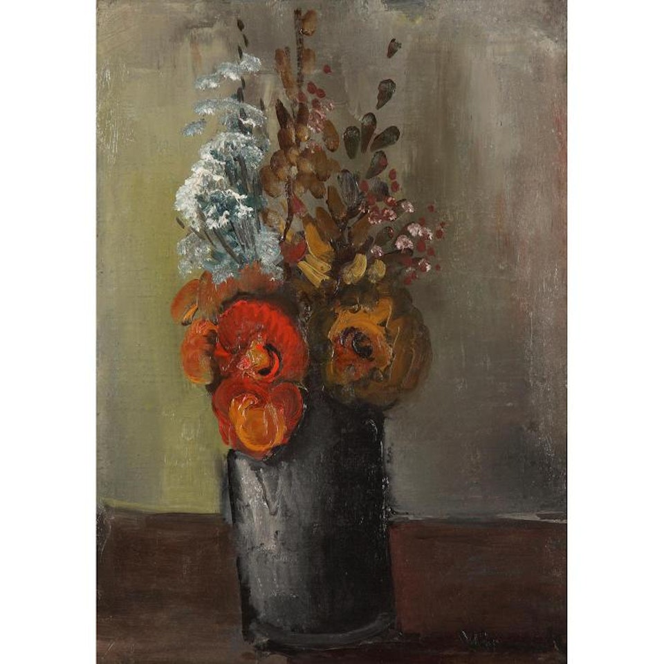 FLEURS DANS UN VASE by Maurice de Vlaminck