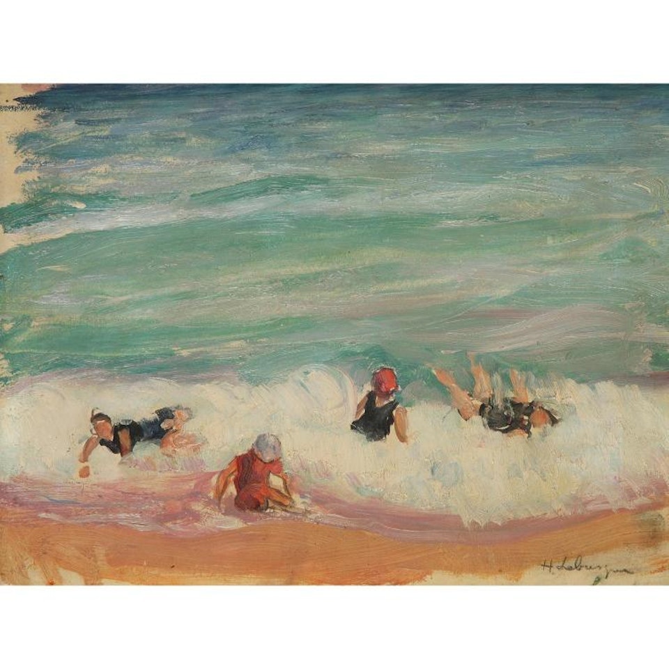 LA BAIGNADE À PRÉFAILLES by Henri Lebasque