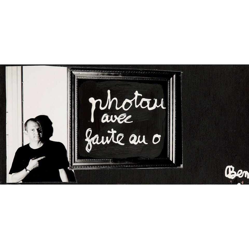 PHOTAU AVEC FAUTE AU O by Ben Vautier