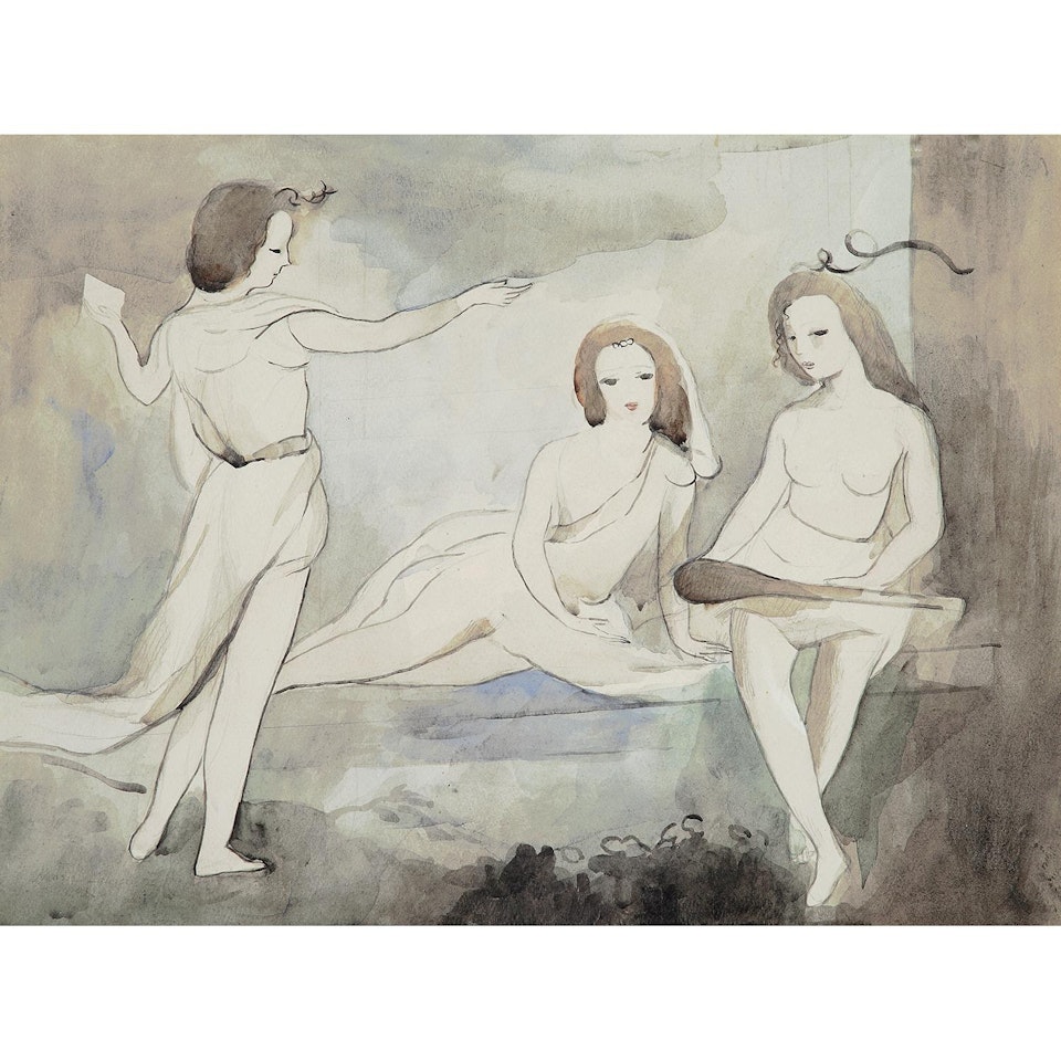 DÉCLAMATION DANS UN JARDIN by Marie Laurencin