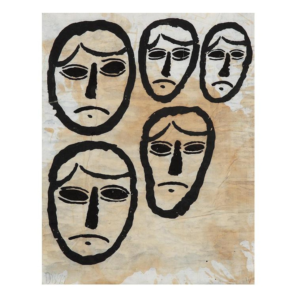 CROWD STUDY LEGION N°16 by Donald Baechler