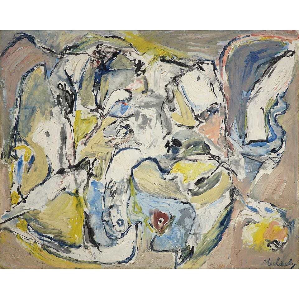 L"ŒIL BRUN by Pierre Alechinsky
