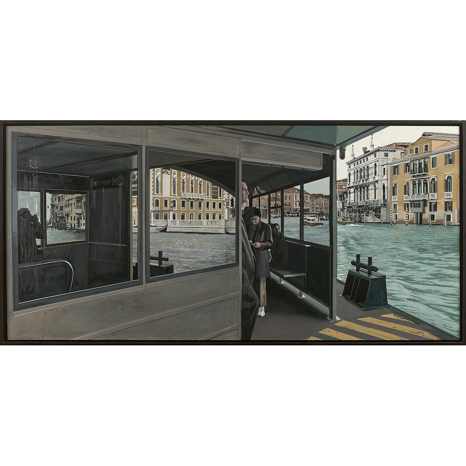 CHRIS AND DICK IN VENICE by Richard Estes