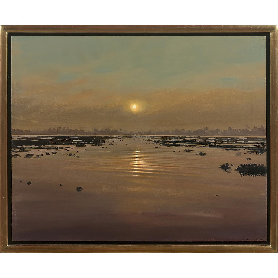 SUNSET IN KERALA by Richard Estes