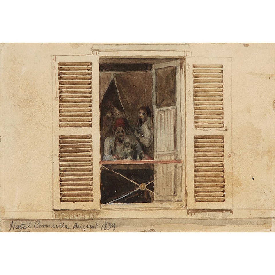 Turks on the balcony by English School