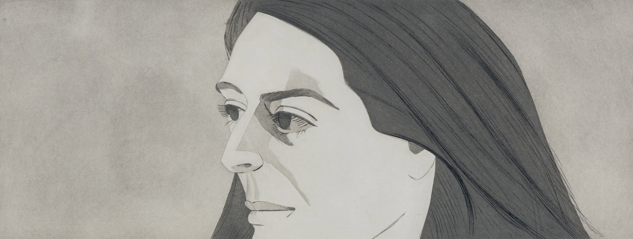 Large Head of Ada by Alex Katz