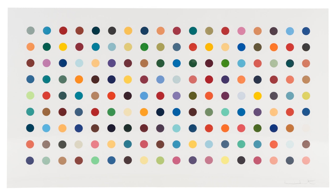 Tetrahydrocannabinol by Damien Hirst