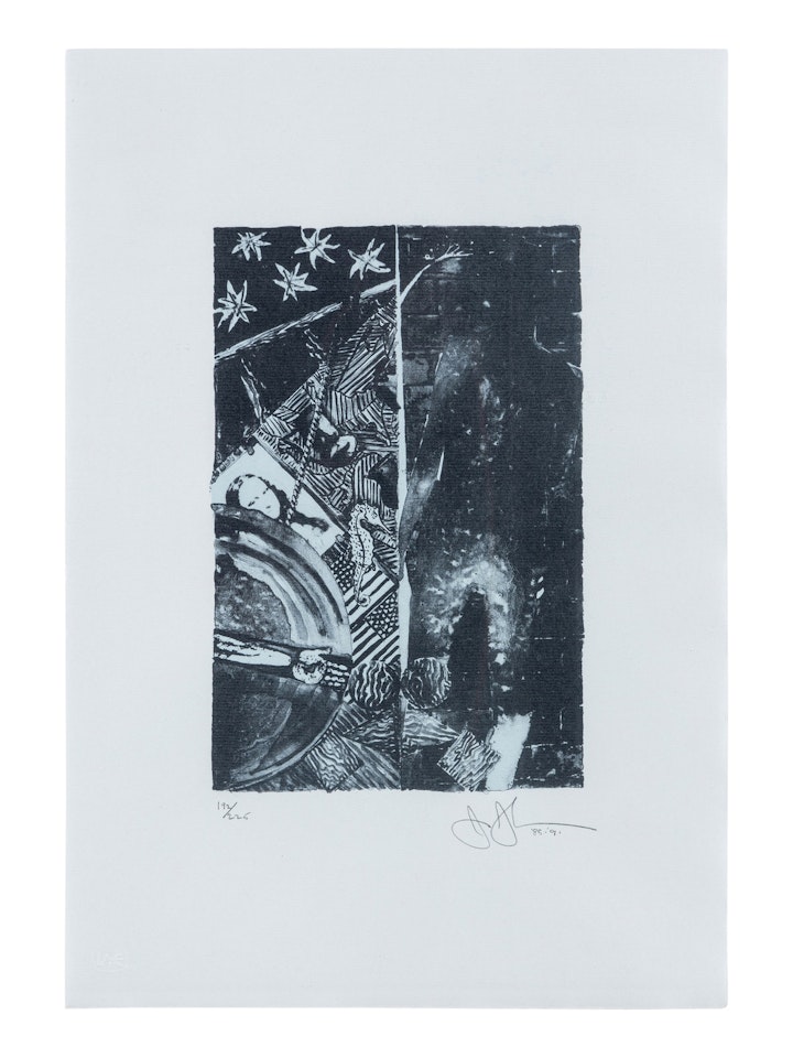 Summer (Blue) by Jasper Johns