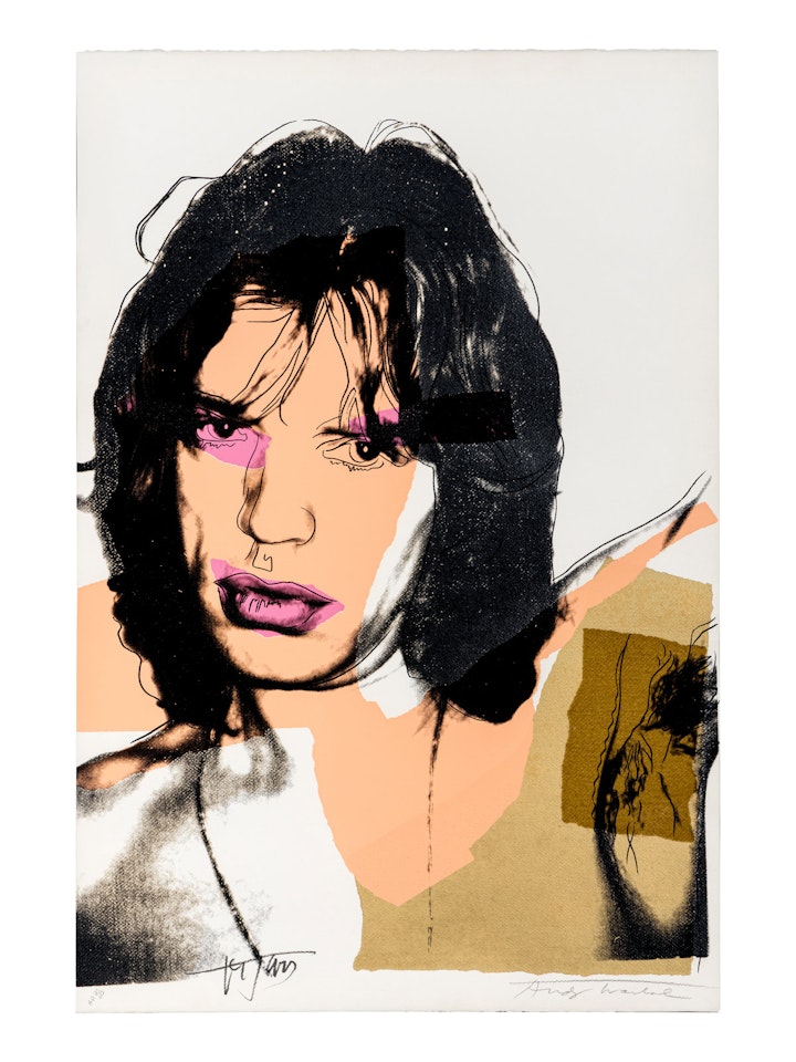 Mick Jagger by Andy Warhol