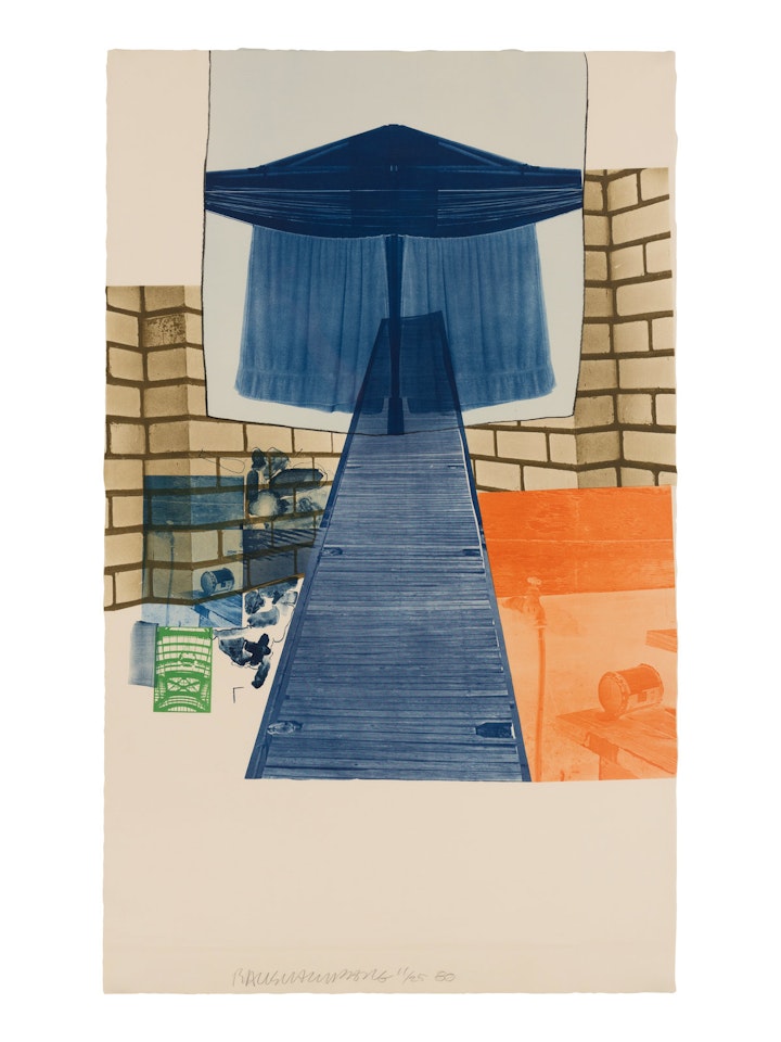 Glacial Decoy Series IV by Robert Rauschenberg