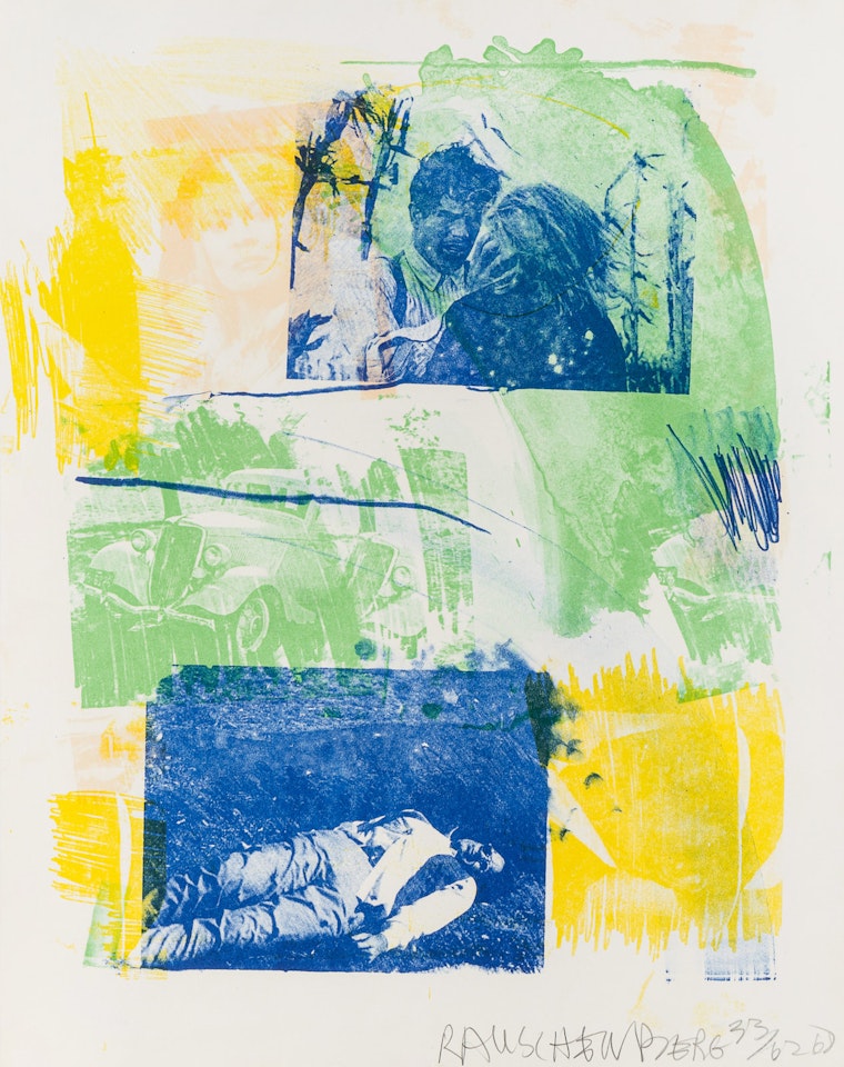 Storyline I (from Reels (B+C)) by Robert Rauschenberg