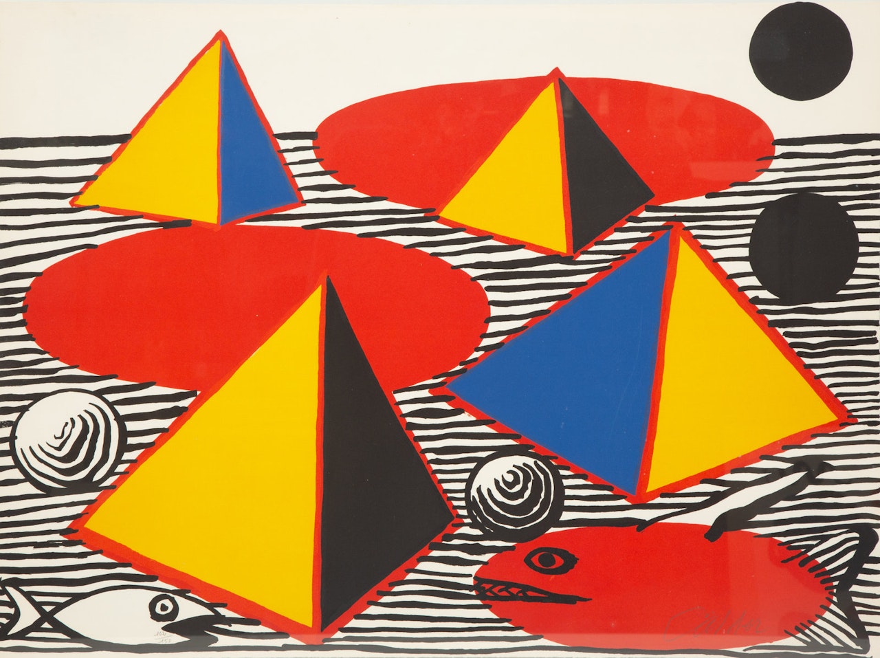 Red Fish and White Fish by Alexander Calder