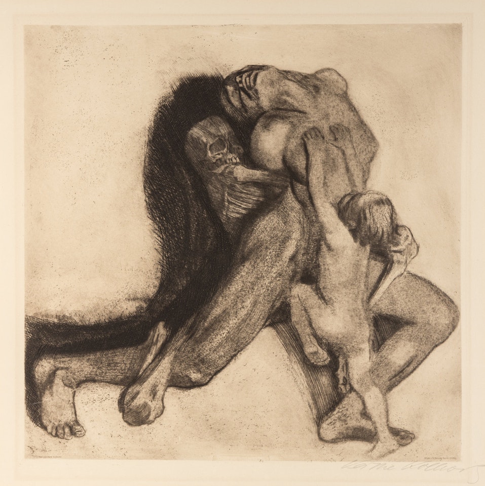 Tod und Frau (Death and The Woman) by Kathe Kollwitz
