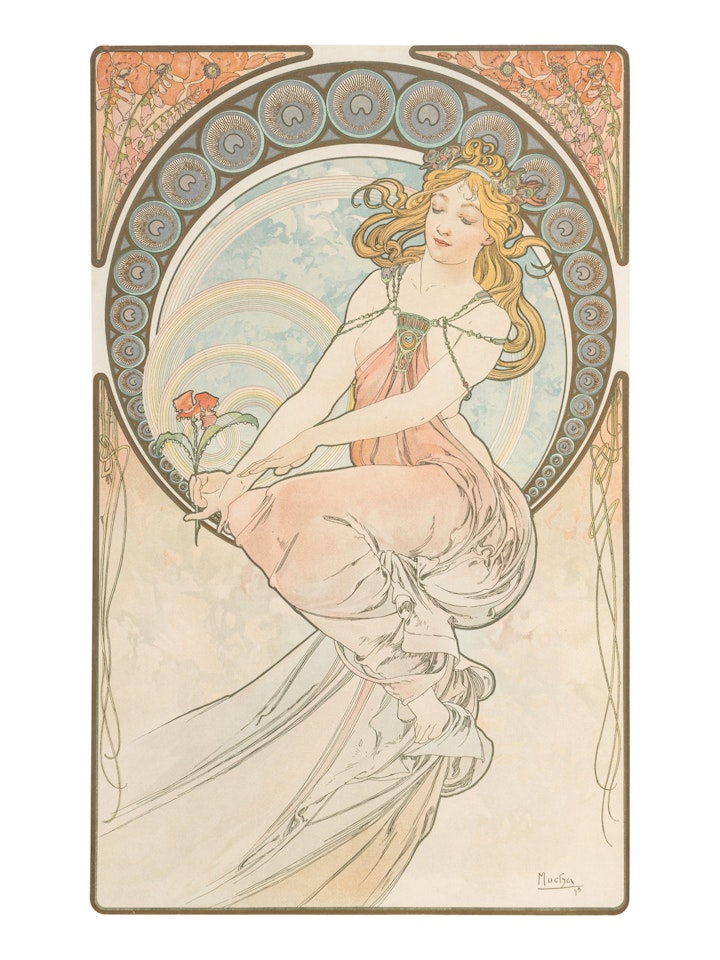 La Peinture (from Les Arts) by Alphonse Mucha