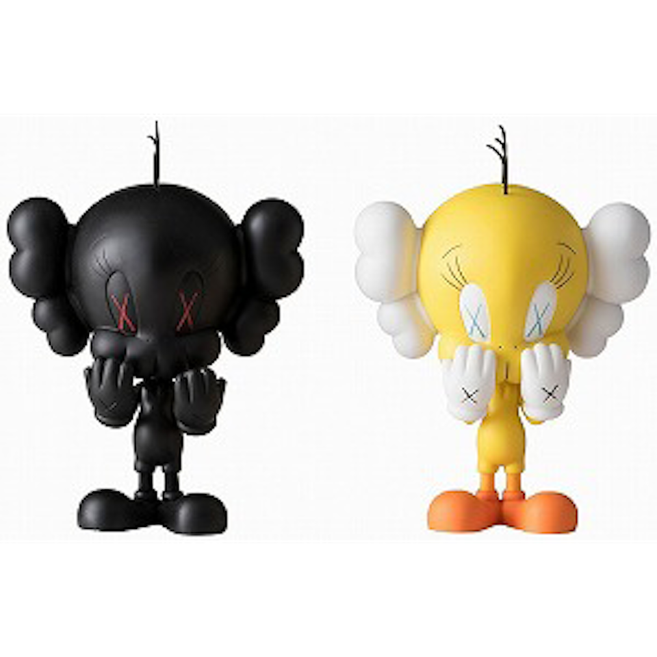 Tweety (Black & Yellow) by Kaws