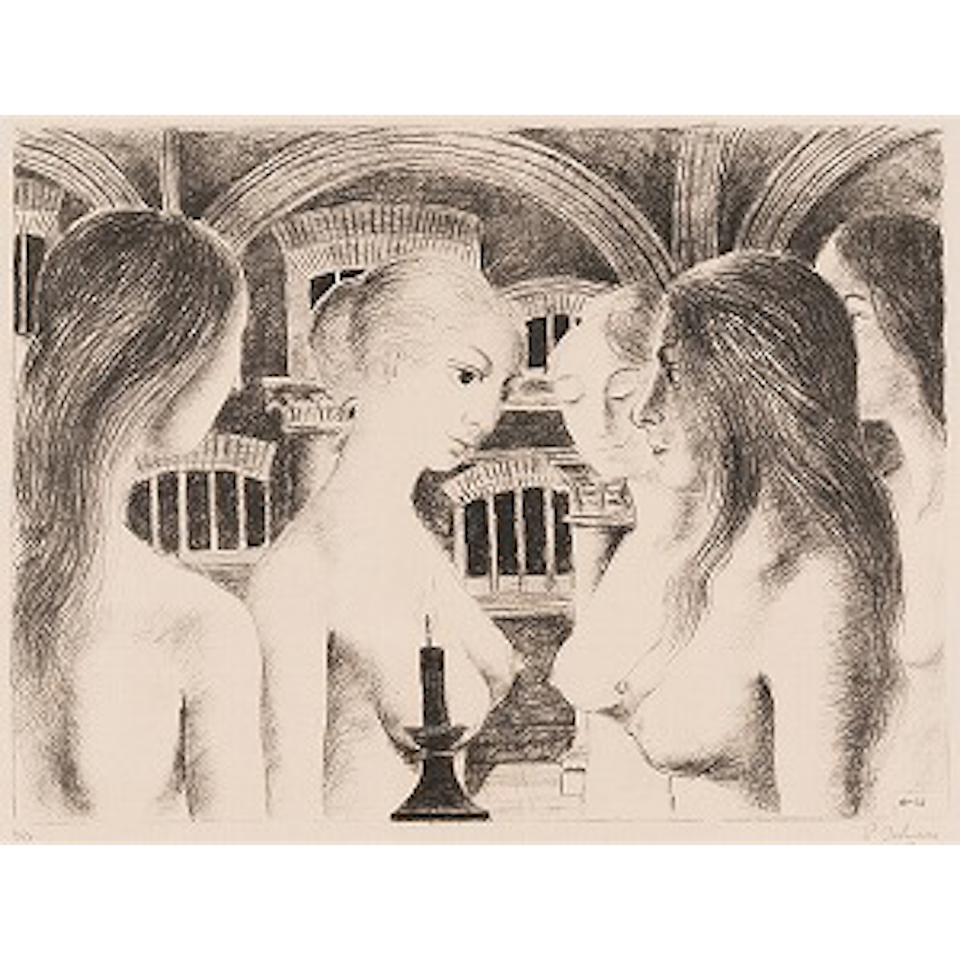 THE VAULT (Jacob 67) by Paul Delvaux