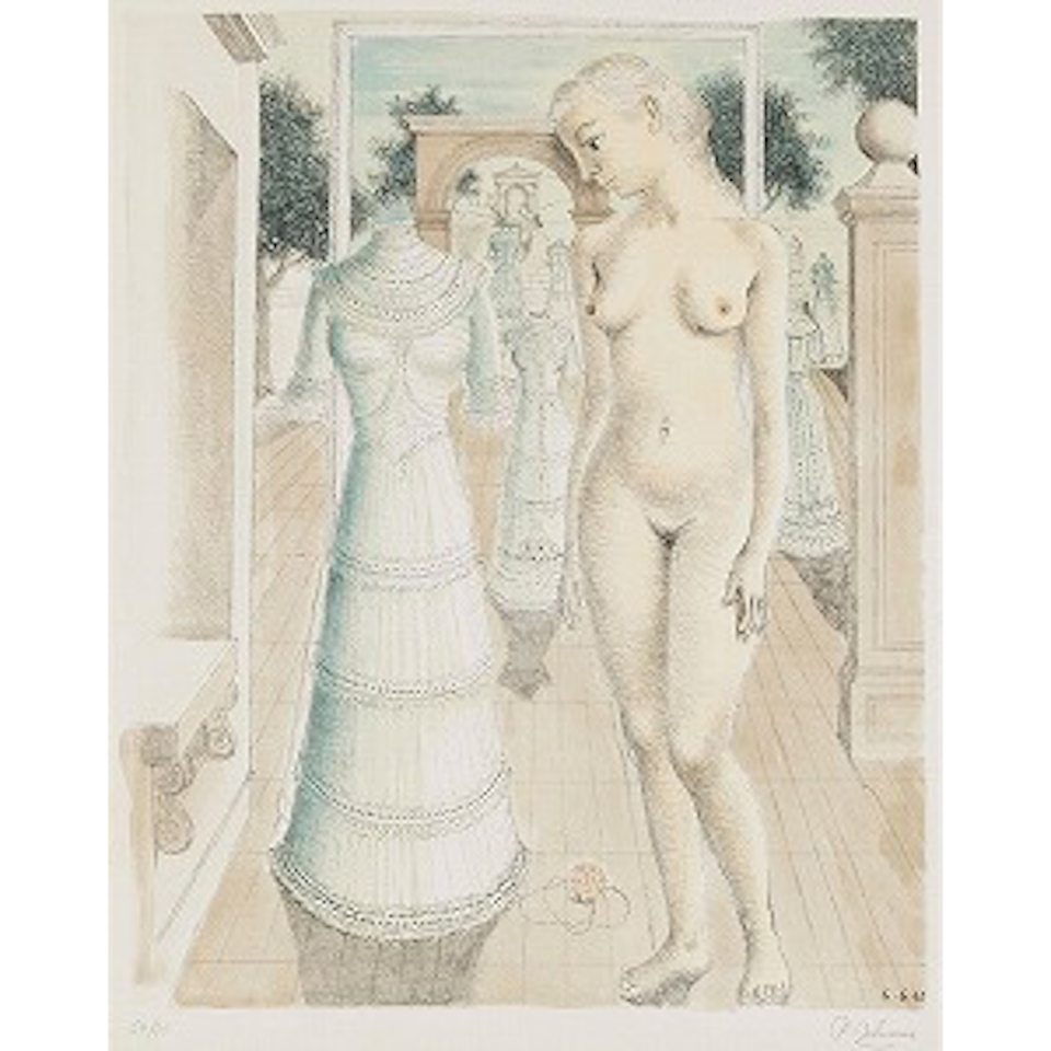 SUNDAY DRESS (Jacob 18) by Paul Delvaux