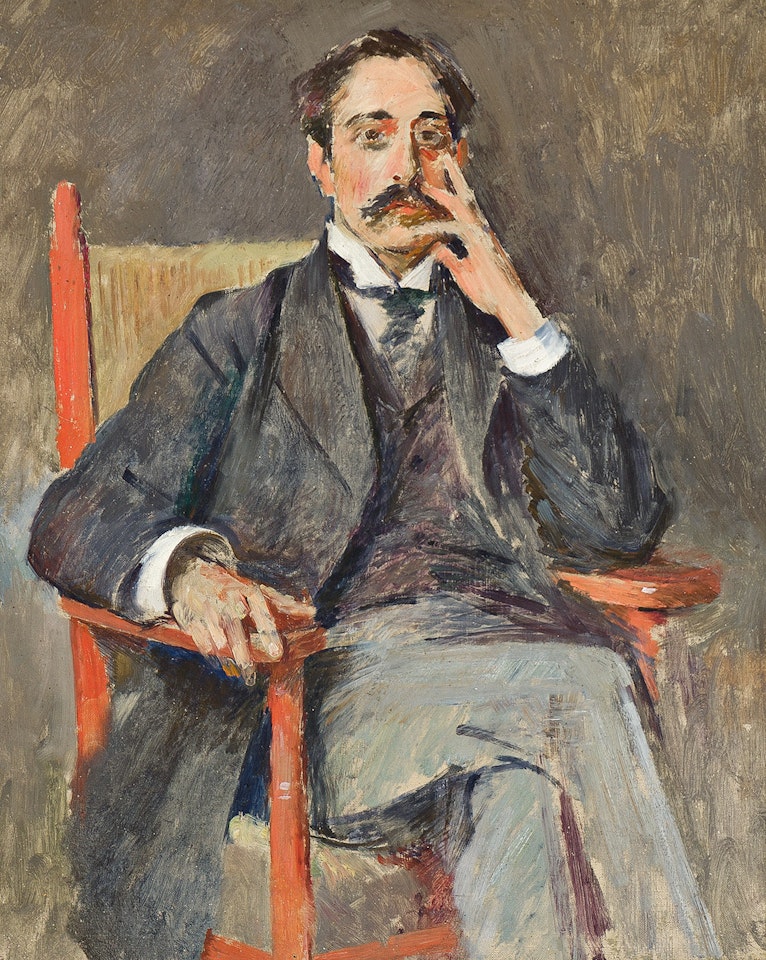 Portrait of Daniel Burleigh Parkhurst by Theodore Robinson