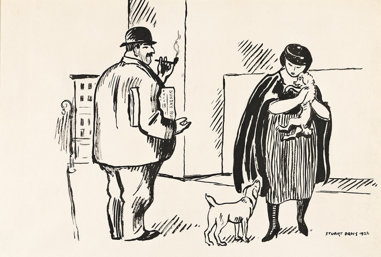 Don't Be Afraid Lady by Stuart Davis