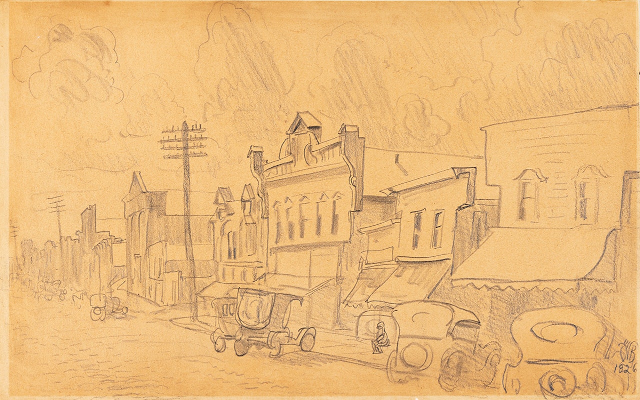 Small Town in August by Charles Burchfield