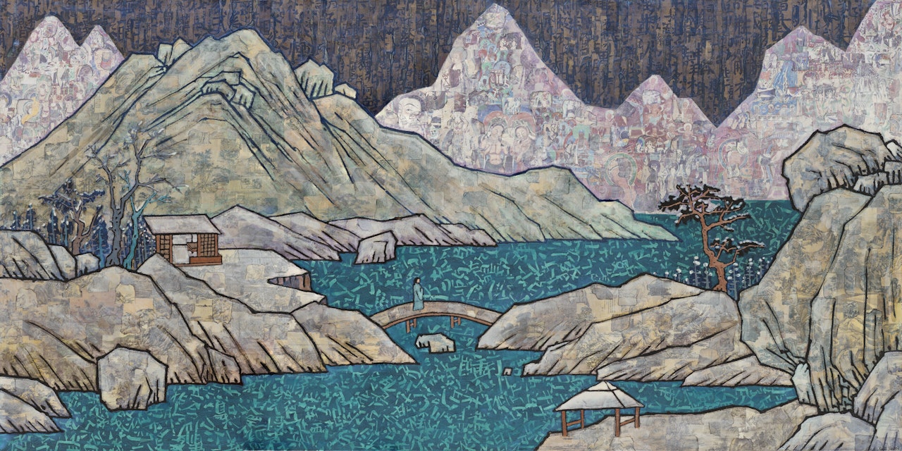 Rivers and Mountains After Snow—A Tribute to Wang Wei by Xue Song