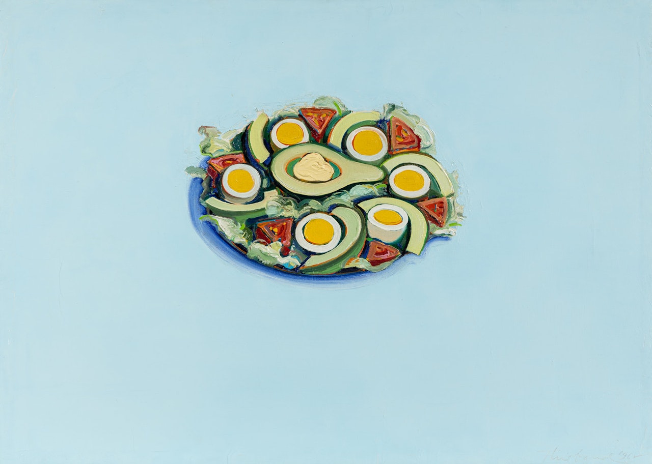 Avocado Salad by Wayne Thiebaud
