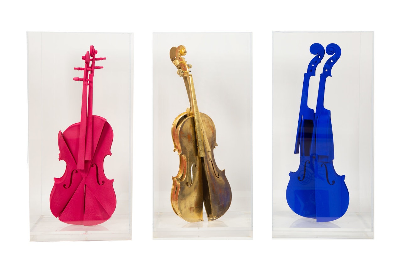 Hommage à Yves Klein by Arman