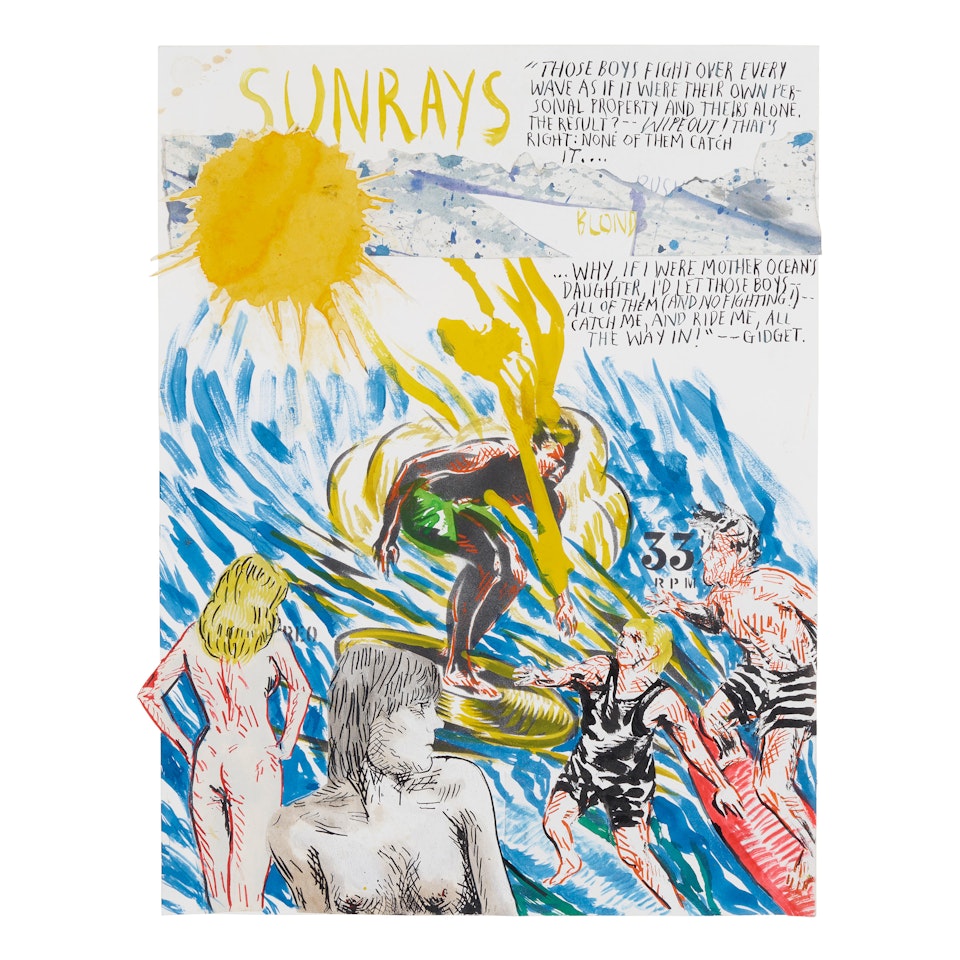 Untitled (Sunrays, Those Boys) by Shepard Fairey