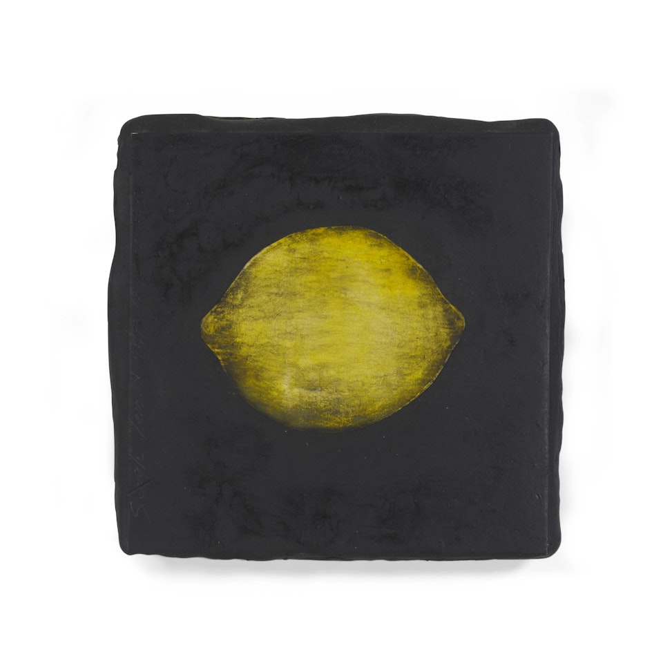 Single Lemon by Donald Sultan