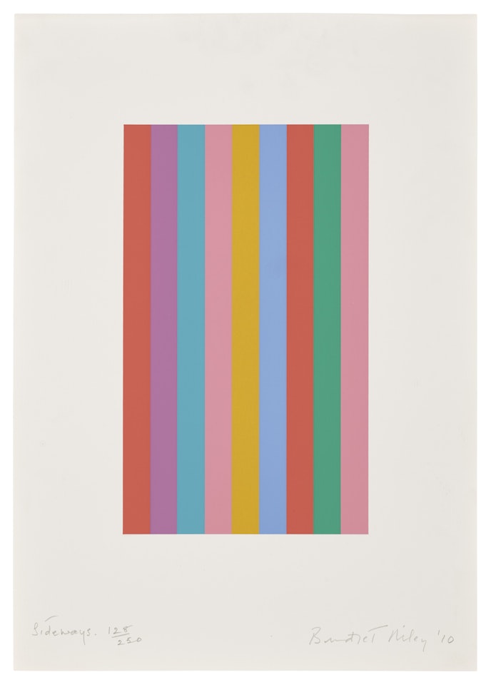 Sideways by Bridget Riley