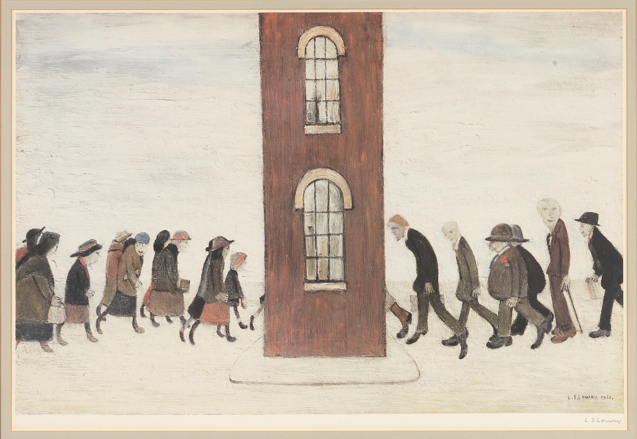 Meeting Point by Laurence Stephen Lowry