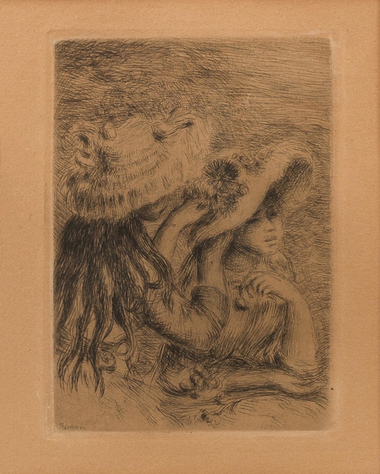 Le Chapeau Épinglé, 3e planche by Pierre-Auguste Renoir