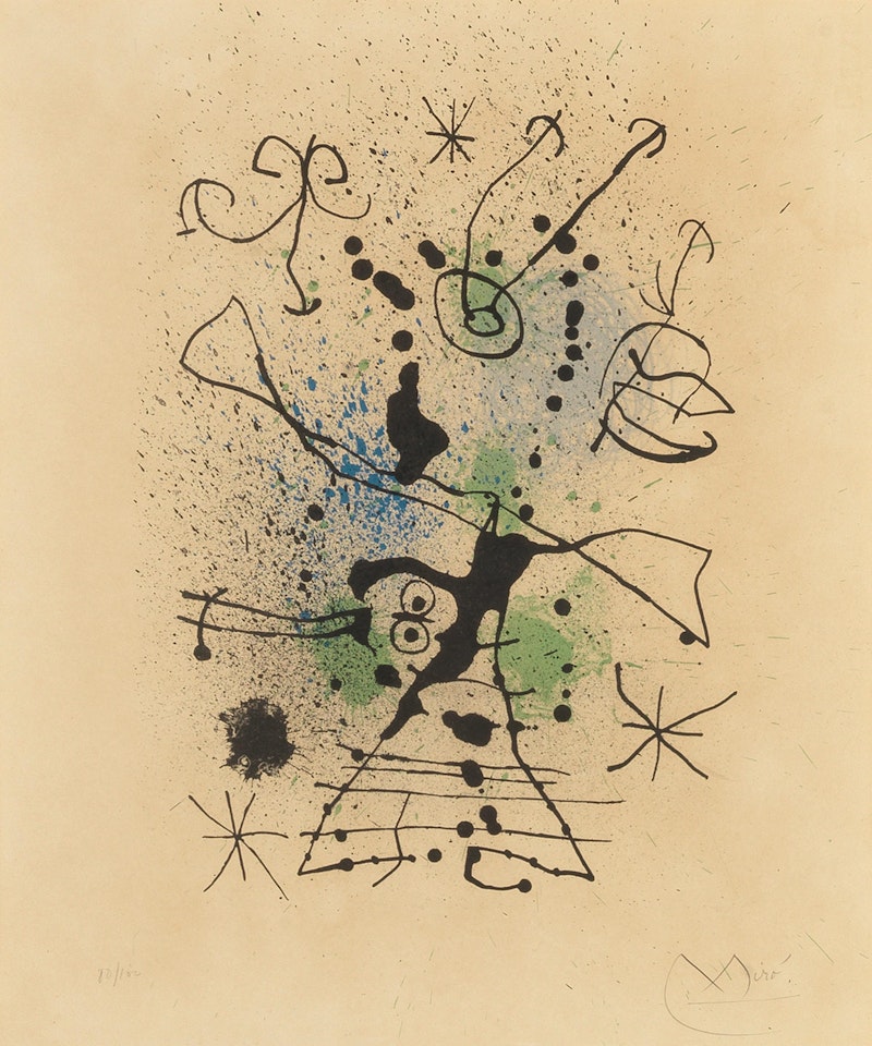 La Chasseresse (The Huntress) by Joan Miró