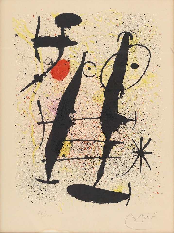 In the low river..., from Haï-ku by Joan Miró