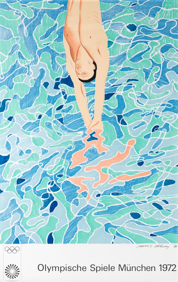 Olympische Spiele München by David Hockney