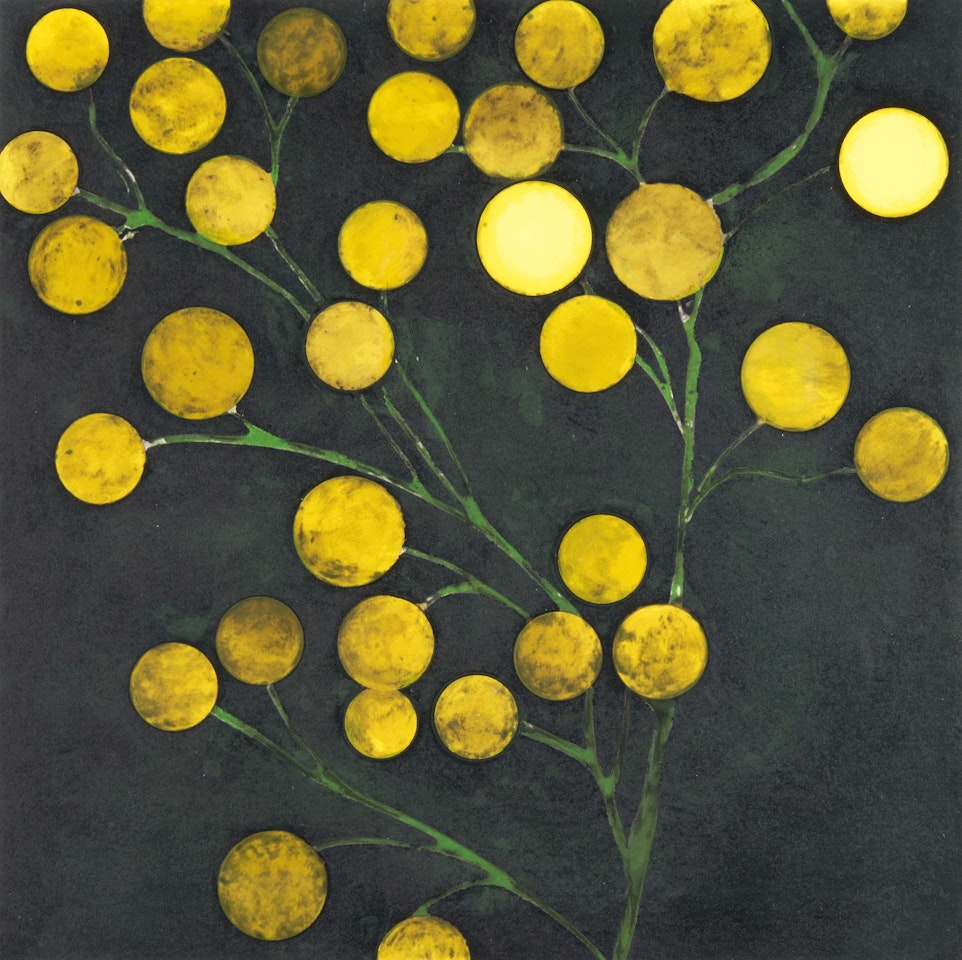 Yellow Peppers from the Fruits and Flowers III series by Donald Sultan