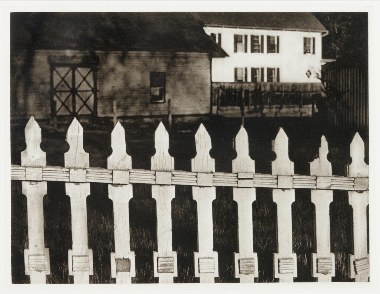 White Fence by Paul Strand