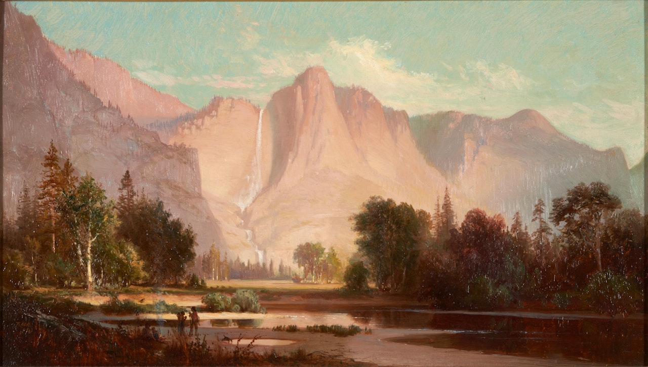 Great Yosemite Falls  by Thomas Hill