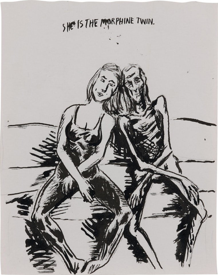 She is the morphine twin by Raymond Pettibon