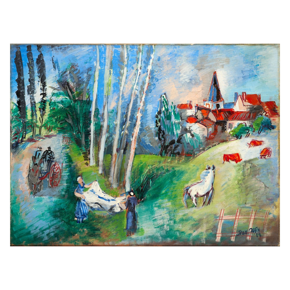 Village de Limousin by Jean Dufy