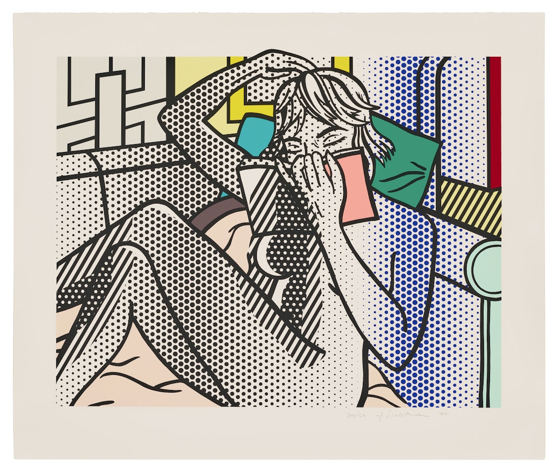 Nude Reading, from: Nudes by Roy Lichtenstein