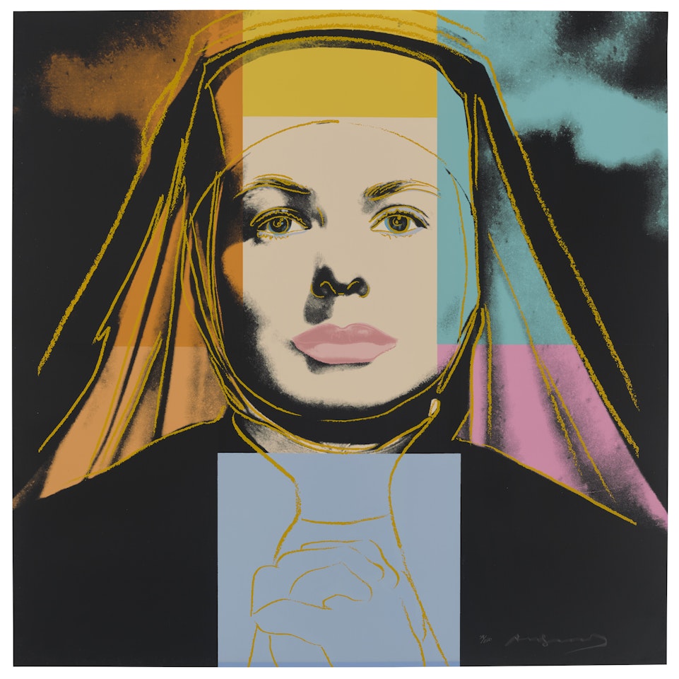 The Nun, from: Ingrid Bergman by Andy Warhol