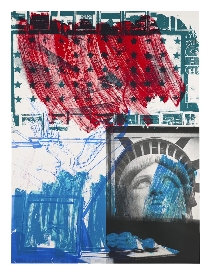 People for the American Way Print by Robert Rauschenberg