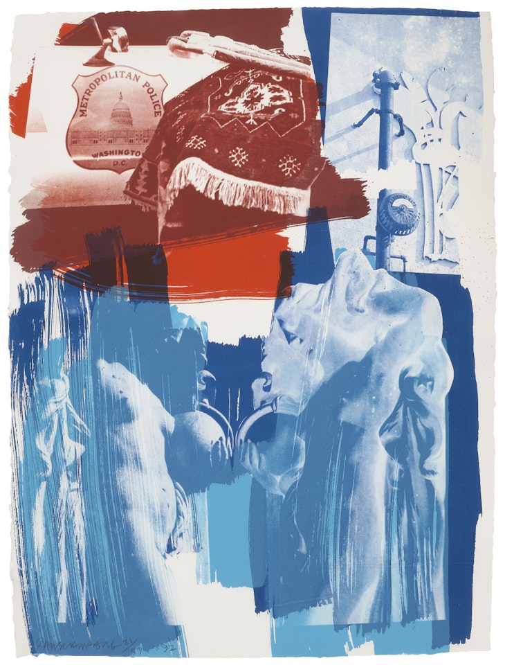 Blues, from: Illegal Tender L.A. by Robert Rauschenberg