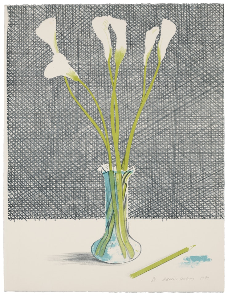 Lillies by David Hockney