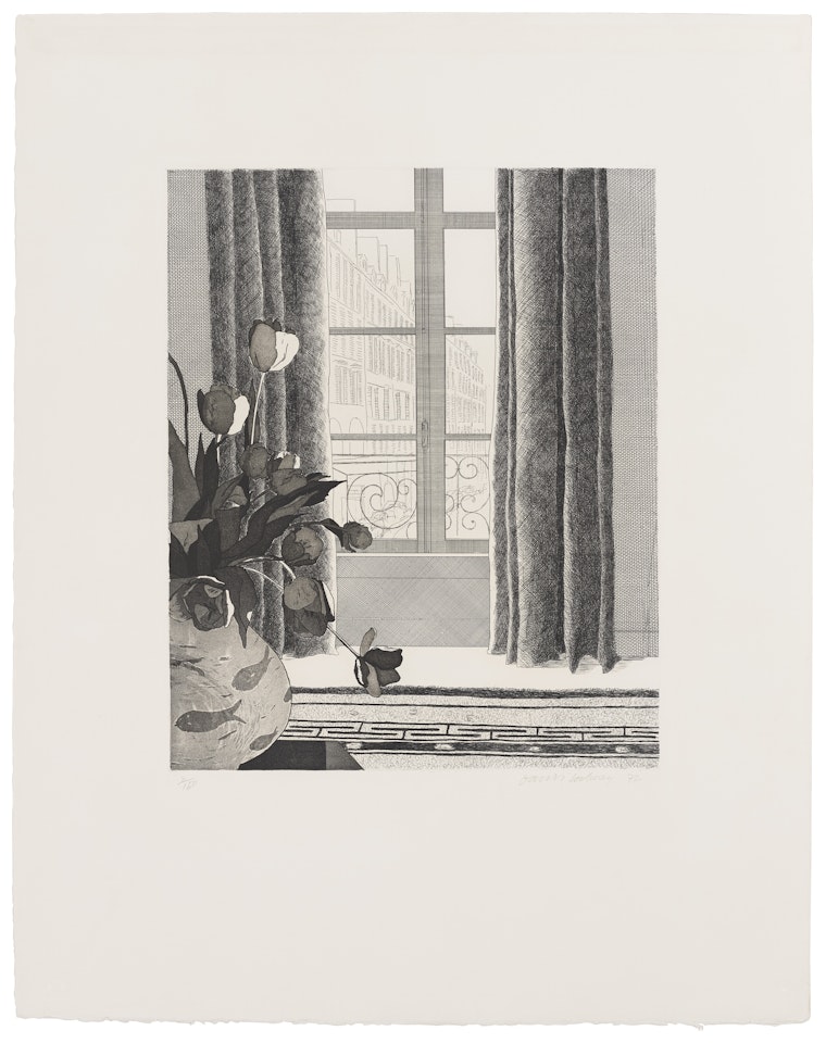Rue de Seine by David Hockney