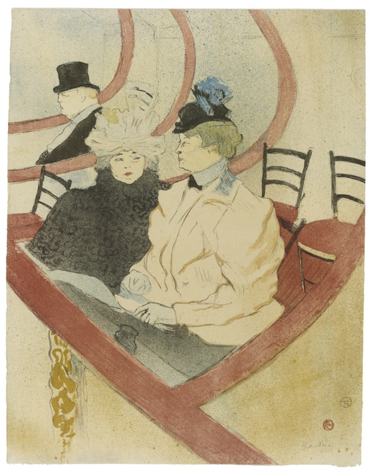 La grande loge by Henri de Toulouse-Lautrec